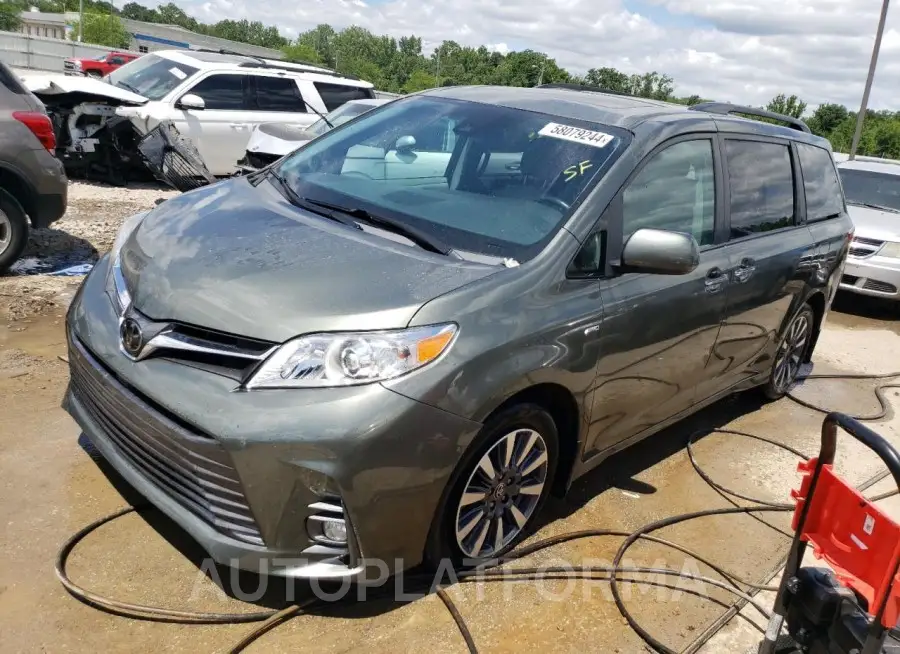 TOYOTA SIENNA XLE 2020 vin 5TDDZ3DCXLS251137 from auto auction Copart