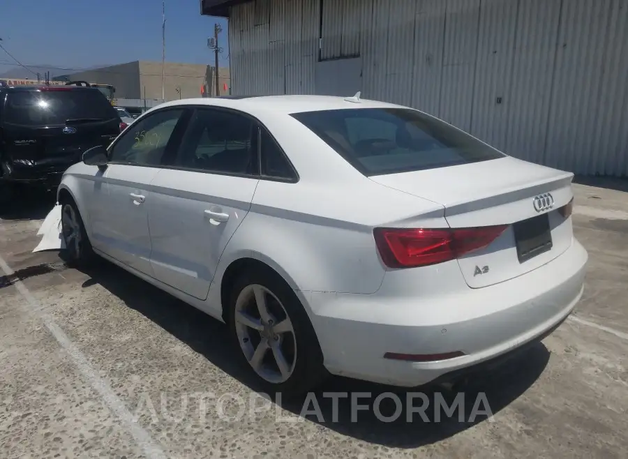 AUDI A3 PREMIUM 2016 vin WAUA7GFF4G1060725 from auto auction Copart