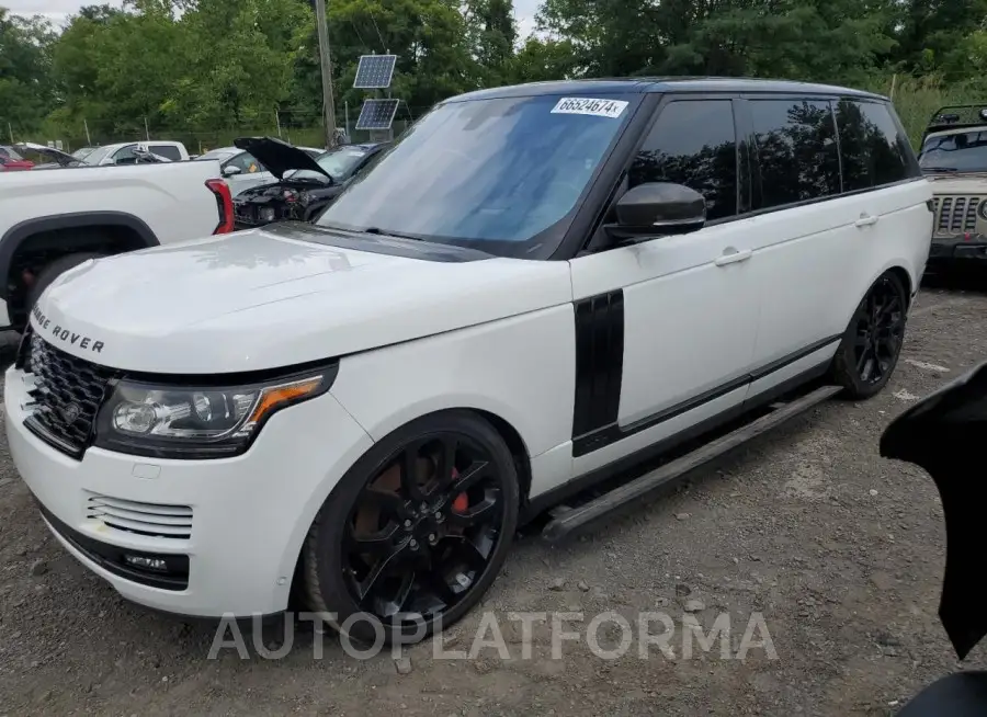 LAND ROVER RANGE ROVE 2016 vin SALGS3EF1GA264610 from auto auction Copart