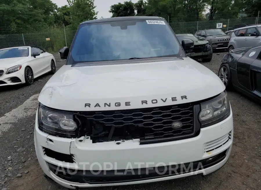 LAND ROVER RANGE ROVE 2016 vin SALGS3EF1GA264610 from auto auction Copart