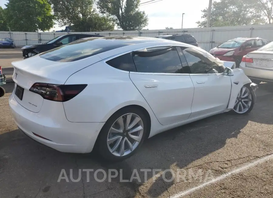 TESLA MODEL 3 2019 vin 5YJ3E1EB5KF498523 from auto auction Copart