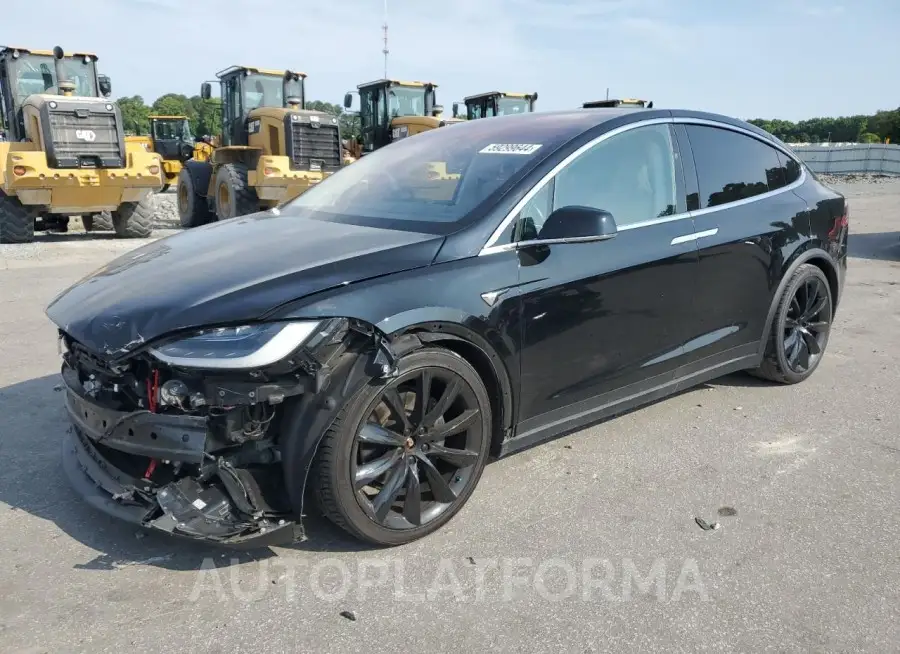 TESLA MODEL X 2018 vin 5YJXCDE22JF129318 from auto auction Copart