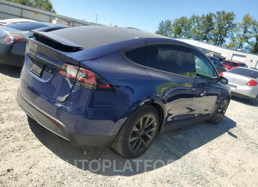 TESLA MODEL X 2022 vin 7SAXCAE54NF363025 from auto auction Copart