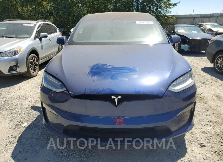 TESLA MODEL X 2022 vin 7SAXCAE54NF363025 from auto auction Copart