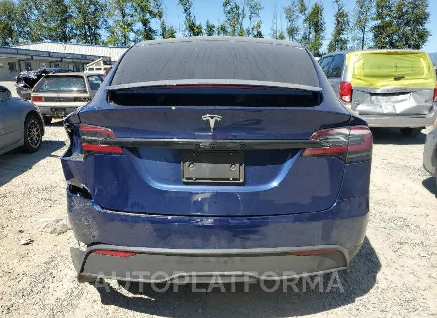 TESLA MODEL X 2022 vin 7SAXCAE54NF363025 from auto auction Copart