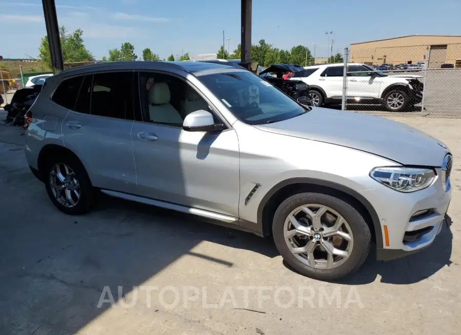 BMW X3 XDRIVE3 2021 vin 5UXTY5C01M9H22109 from auto auction Copart