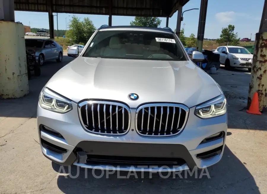 BMW X3 XDRIVE3 2021 vin 5UXTY5C01M9H22109 from auto auction Copart