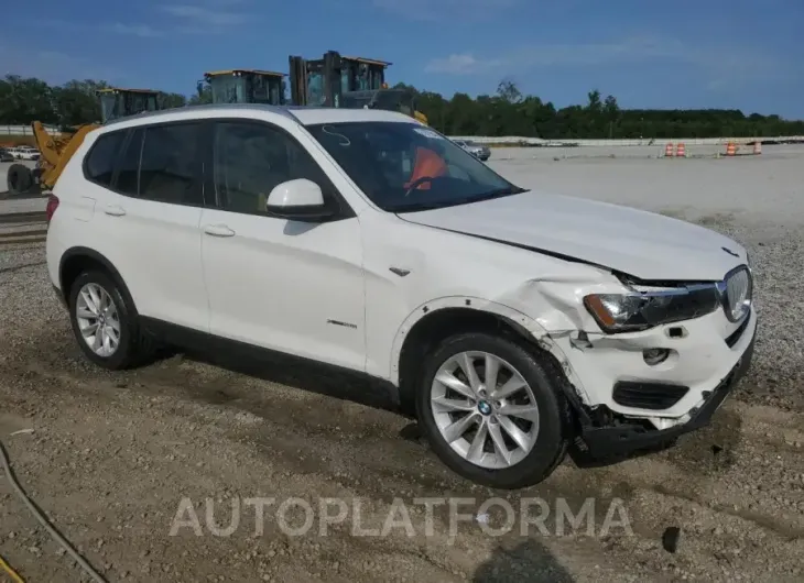 BMW X3 XDRIVE2 2016 vin 5UXWX9C51G0D89115 from auto auction Copart