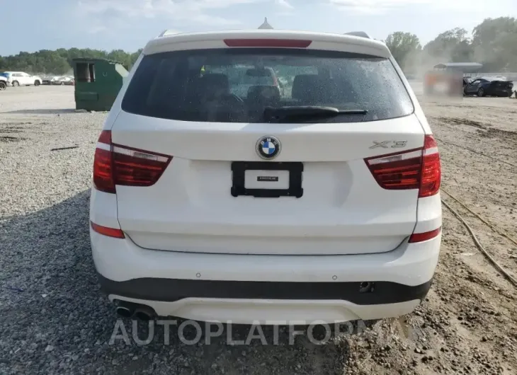 BMW X3 XDRIVE2 2016 vin 5UXWX9C51G0D89115 from auto auction Copart