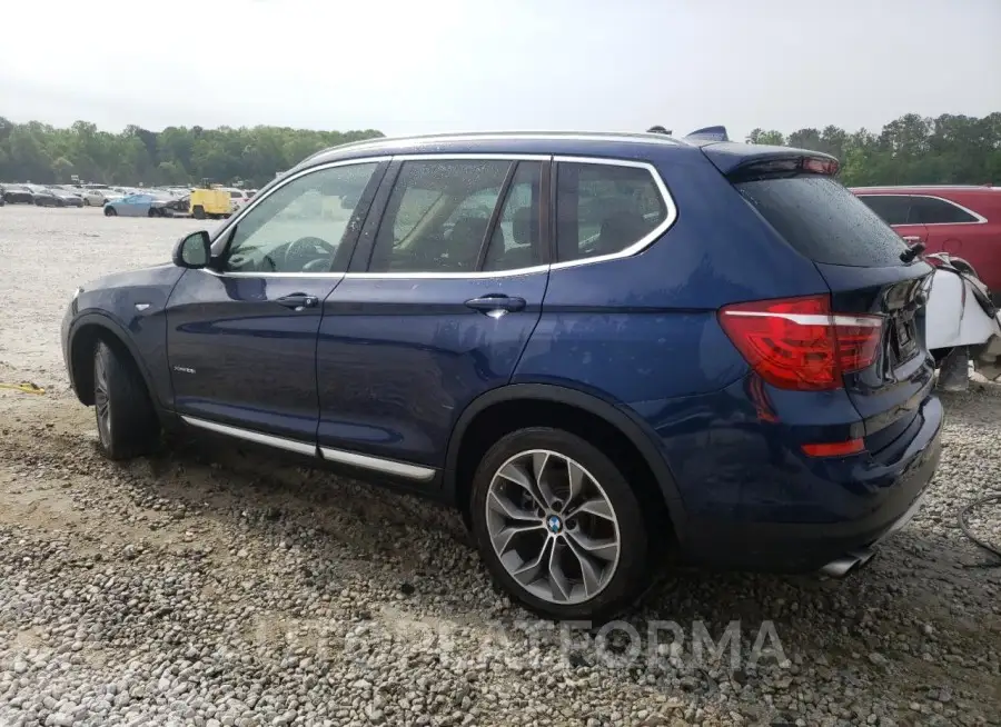 BMW X3 XDRIVE2 2016 vin 5UXWX9C57G0D80886 from auto auction Copart