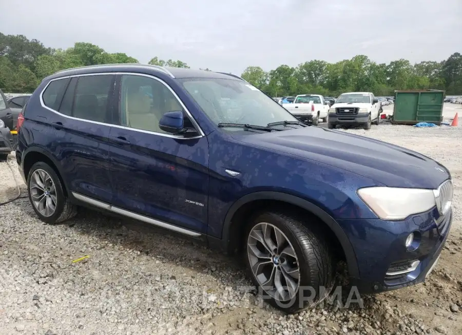 BMW X3 XDRIVE2 2016 vin 5UXWX9C57G0D80886 from auto auction Copart