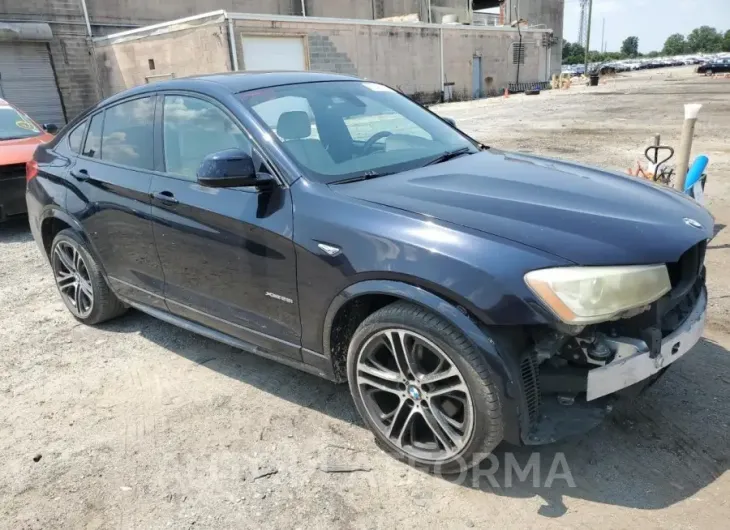 BMW X4 XDRIVE2 2016 vin 5UXXW3C59G0R22572 from auto auction Copart