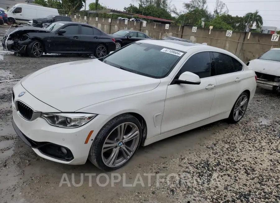 BMW 430I GRAN 2017 vin WBA4F7C33HG789338 from auto auction Copart