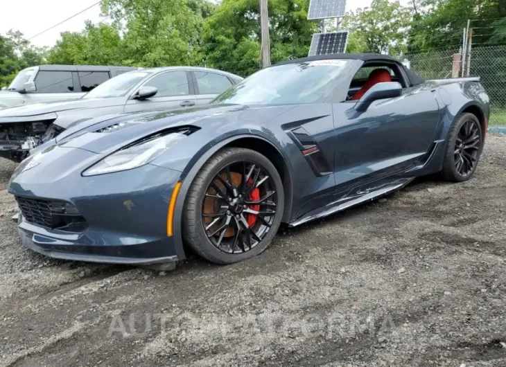 CHEVROLET CORVETTE G 2019 vin 1G1YW3D71K5115036 from auto auction Copart