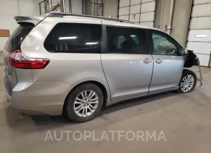 TOYOTA SIENNA XLE 2016 vin 5TDYK3DC1GS697902 from auto auction Copart