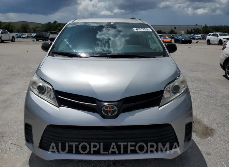 TOYOTA SIENNA L 2020 vin 5TDZZ3DC0LS031351 from auto auction Copart