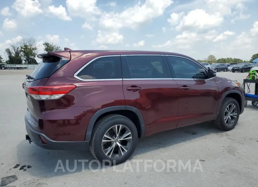 TOYOTA HIGHLANDER 2018 vin 5TDZZRFH1JS277754 from auto auction Copart