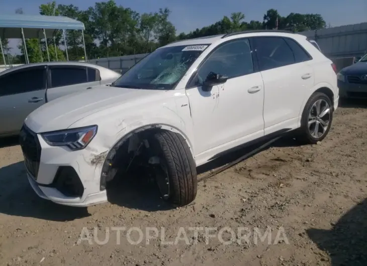 AUDI Q3 PREMIUM 2022 vin WA1EECF30N1142371 from auto auction Copart