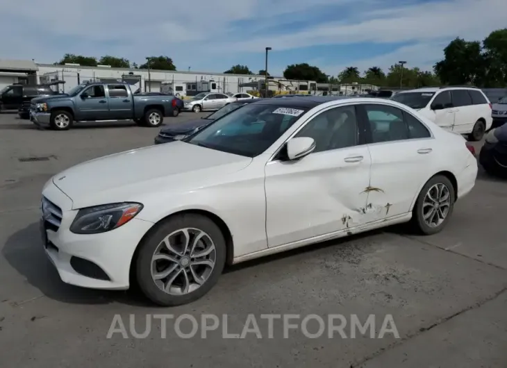 MERCEDES-BENZ C 300 2016 vin 55SWF4JB7GU122977 from auto auction Copart