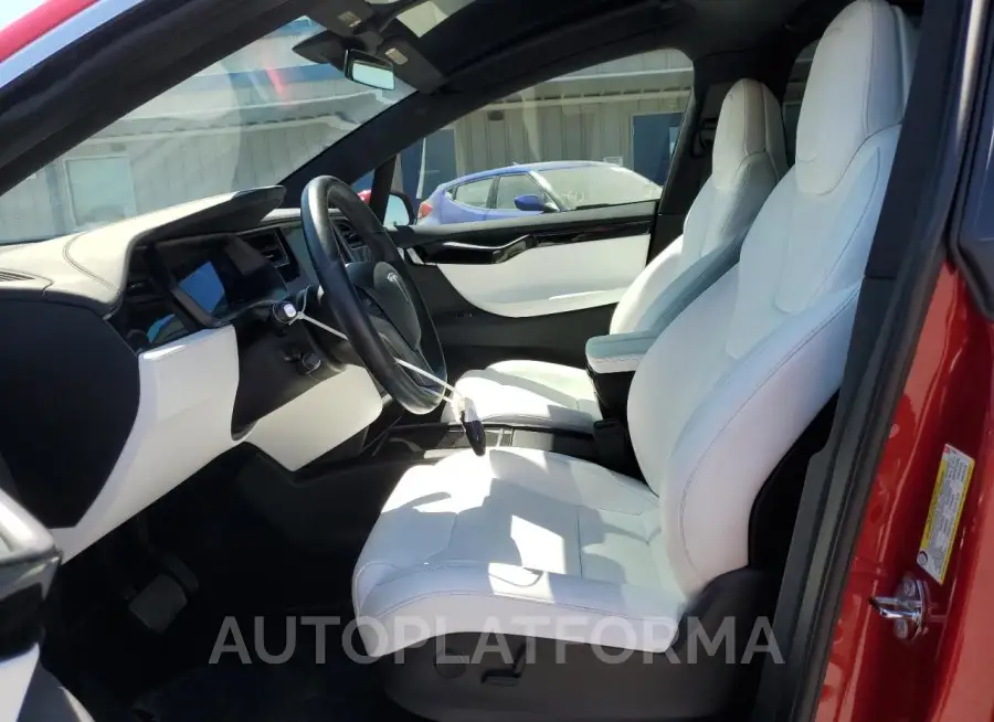 TESLA MODEL X 2018 vin 5YJXCDE23JF139646 from auto auction Copart