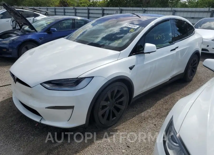 TESLA MODEL X 2023 vin 7SAXCBE5XPF365726 from auto auction Copart