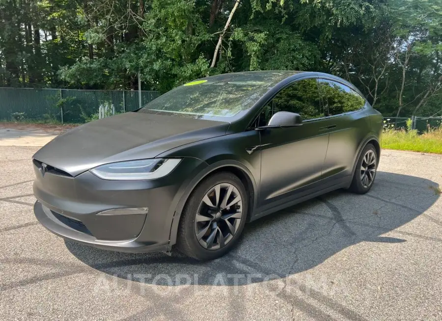 TESLA MODEL X 2022 vin 7SAXCBE6XNF339925 from auto auction Copart