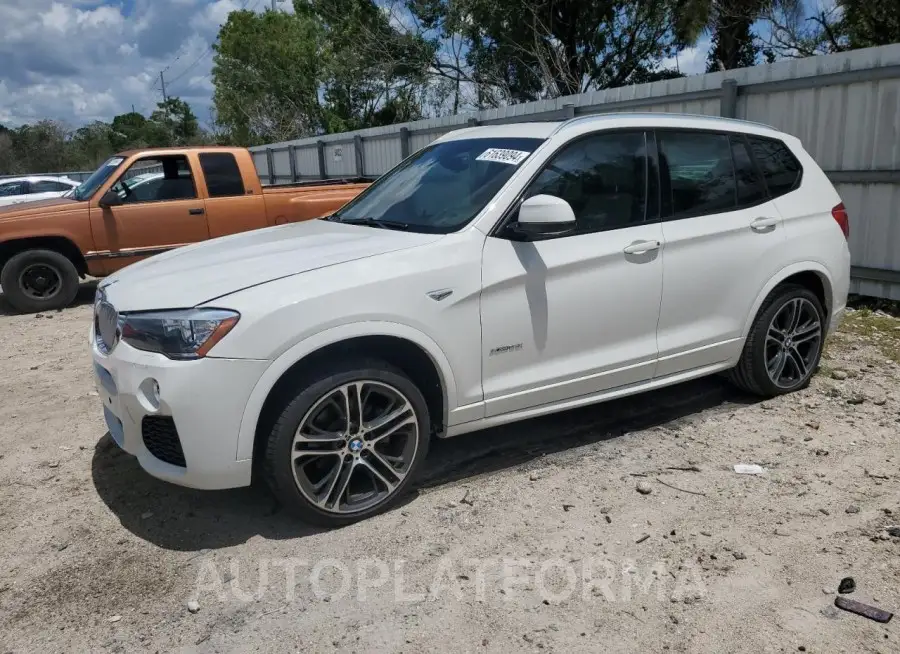 BMW X3 XDRIVE2 2016 vin 5UXWX9C52G0D93920 from auto auction Copart