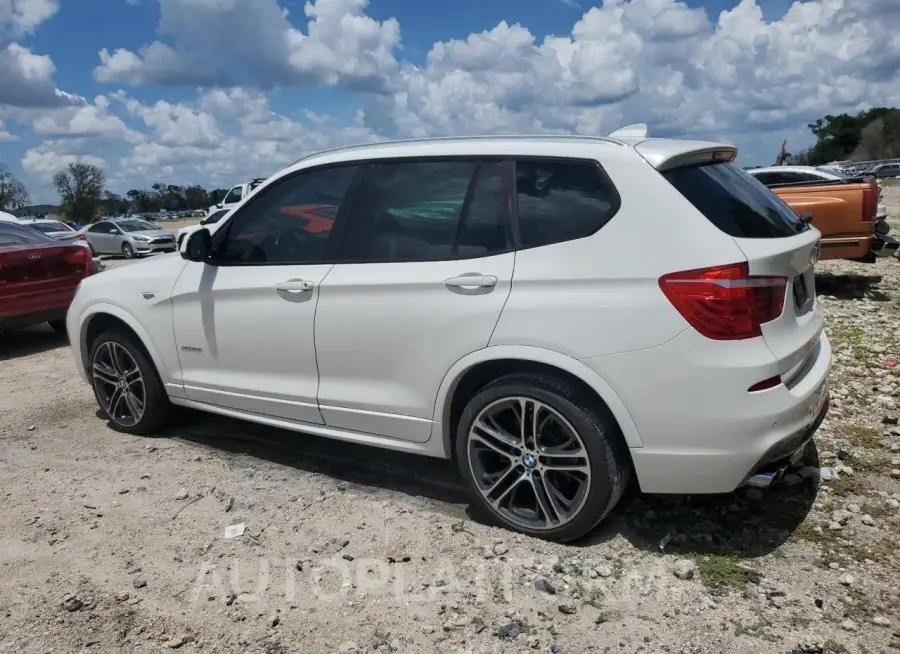 BMW X3 XDRIVE2 2016 vin 5UXWX9C52G0D93920 from auto auction Copart