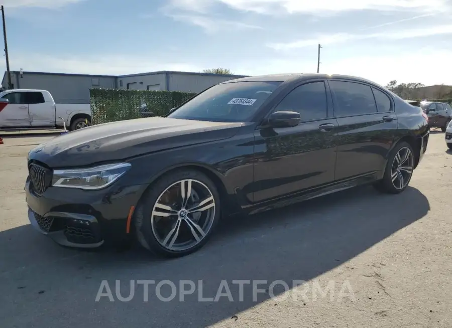 BMW 750 I 2019 vin WBA7F0C56KGM25380 from auto auction Copart