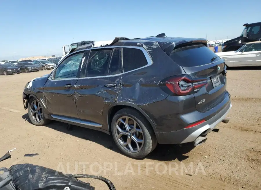 BMW X3 XDRIVE3 2022 vin WBX57DP00NN178017 from auto auction Copart