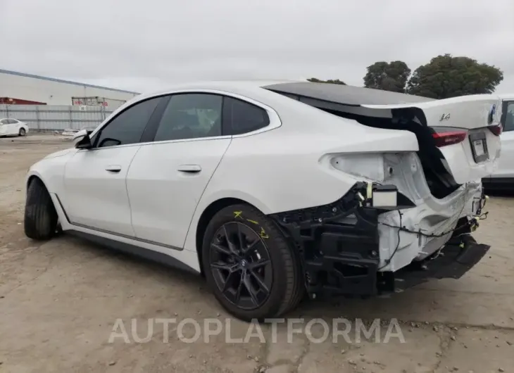 BMW I4 EDRIVE 2023 vin WBY73AW02PFP33076 from auto auction Copart