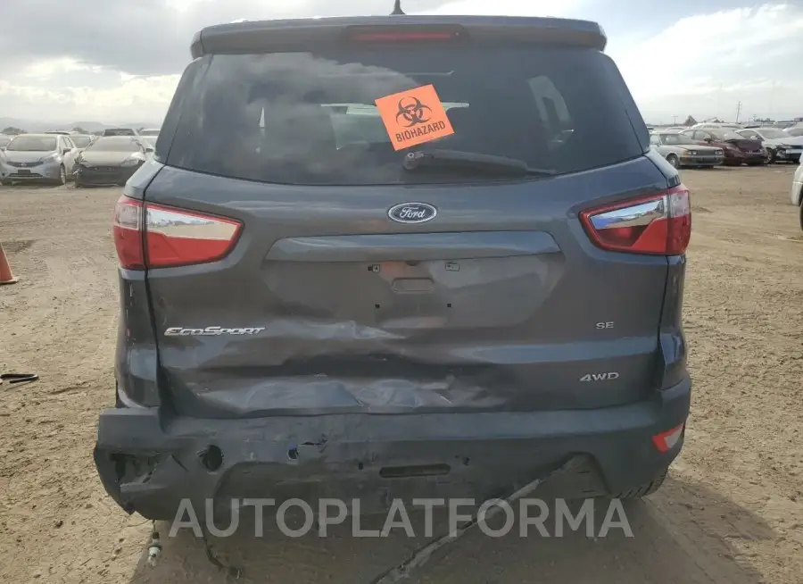 FORD ECOSPORT S 2020 vin MAJ6S3GL3LC338216 from auto auction Copart