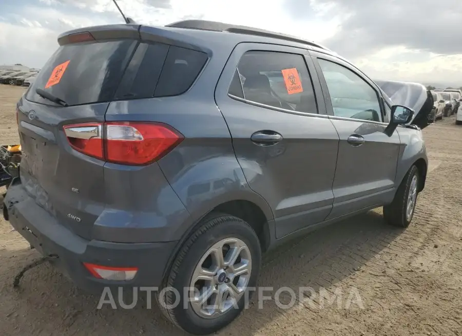 FORD ECOSPORT S 2020 vin MAJ6S3GL3LC338216 from auto auction Copart