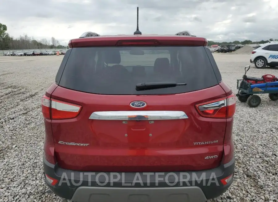 FORD ECOSPORT T 2021 vin MAJ6S3KL4MC401512 from auto auction Copart