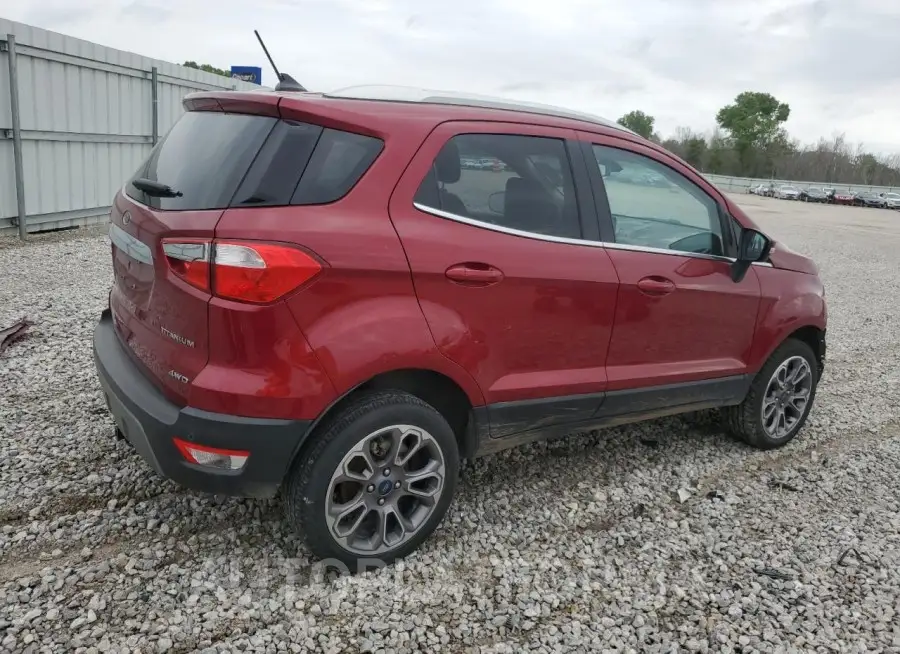 FORD ECOSPORT T 2021 vin MAJ6S3KL4MC401512 from auto auction Copart