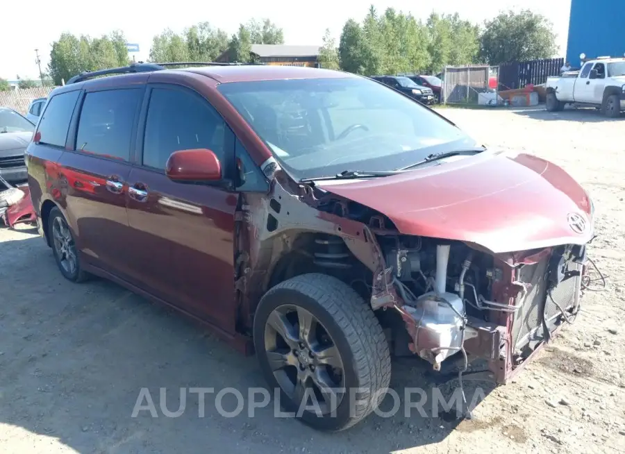 TOYOTA SIENNA SPO 2015 vin 5TDXK3DC6FS573392 from auto auction Copart