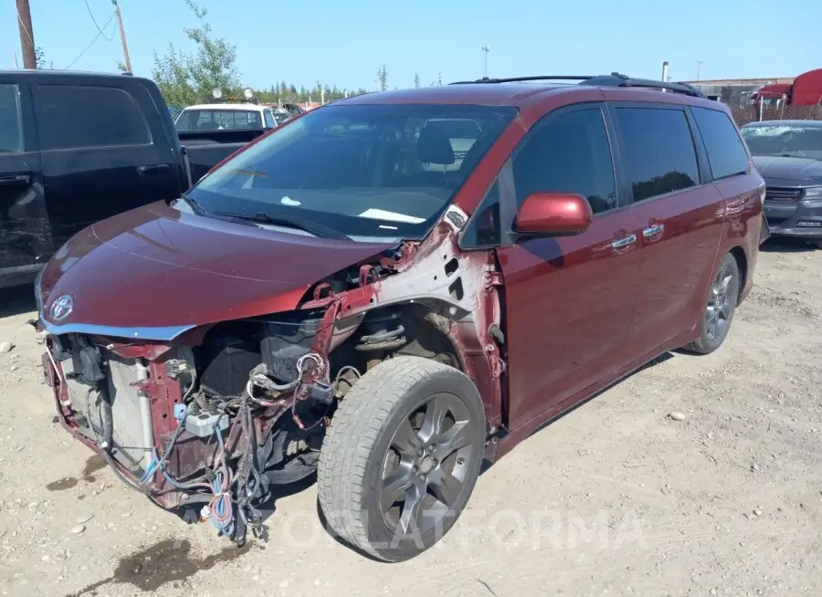 TOYOTA SIENNA SPO 2015 vin 5TDXK3DC6FS573392 from auto auction Copart