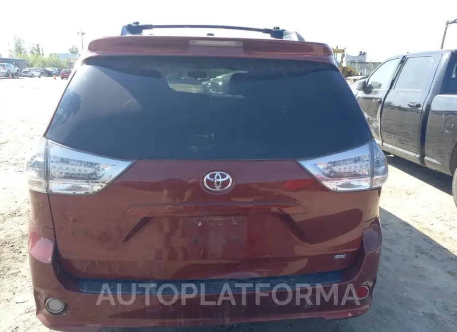 TOYOTA SIENNA SPO 2015 vin 5TDXK3DC6FS573392 from auto auction Copart