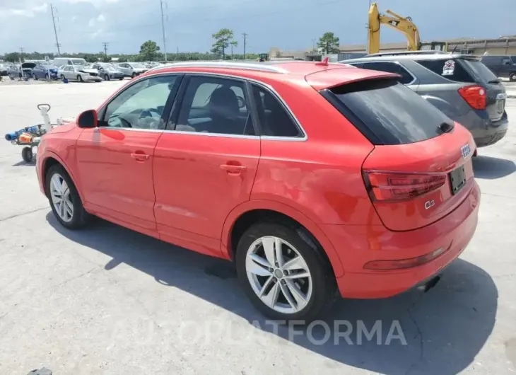 AUDI Q3 PREMIUM 2016 vin WA1BFCFS4GR011309 from auto auction Copart