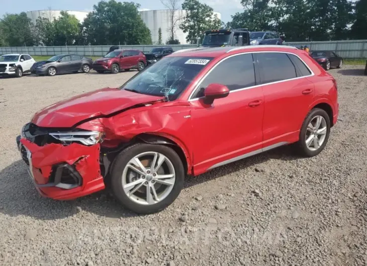 AUDI Q3 PREMIUM 2020 vin WA1EECF3XL1054330 from auto auction Copart