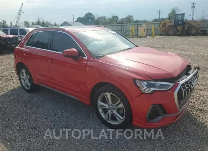 AUDI Q3 PREMIUM 2020 vin WA1EECF3XL1054330 from auto auction Copart