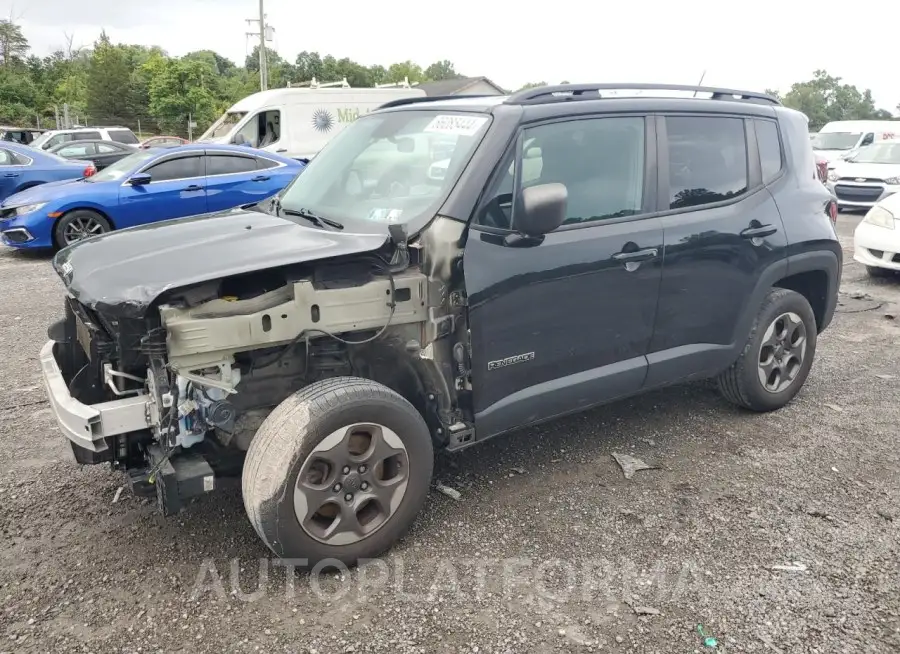 JEEP RENEGADE S 2017 vin ZACCJBAB0HPF27130 from auto auction Copart