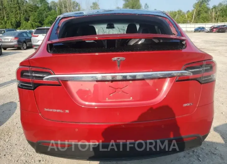 TESLA MODEL X 2017 vin 5YJXCBE26HF035621 from auto auction Copart