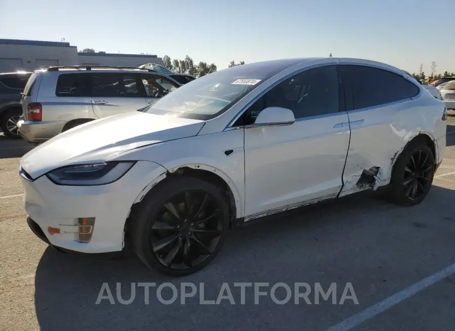 TESLA MODEL X 2018 vin 5YJXCBE28JF101186 from auto auction Copart