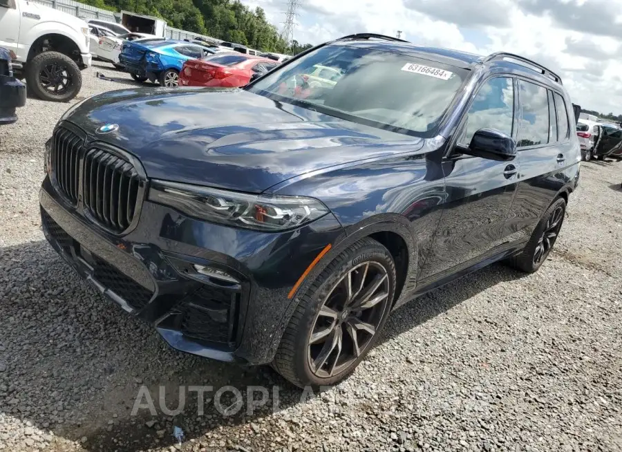 BMW X7 XDRIVE4 2022 vin 5UXCW2C0XN9L96989 from auto auction Copart