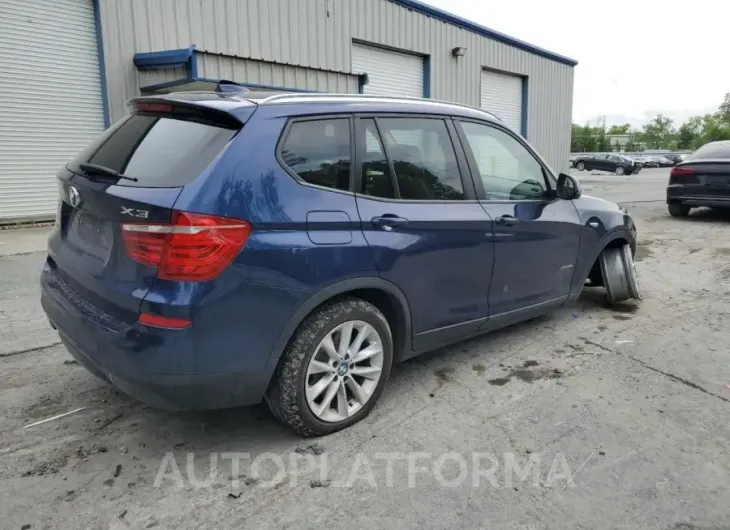 BMW X3 XDRIVE2 2015 vin 5UXWX9C51F0D51754 from auto auction Copart