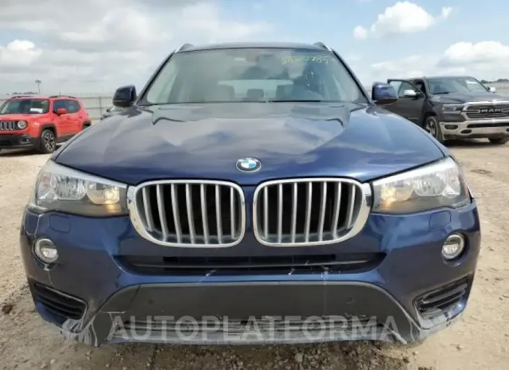 BMW X3 SDRIVE2 2017 vin 5UXWZ7C57H0V86268 from auto auction Copart