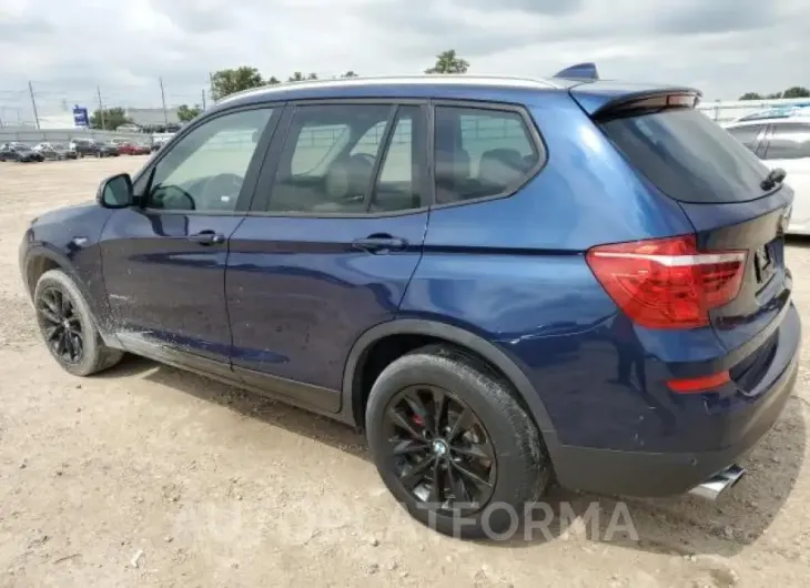 BMW X3 SDRIVE2 2017 vin 5UXWZ7C57H0V86268 from auto auction Copart