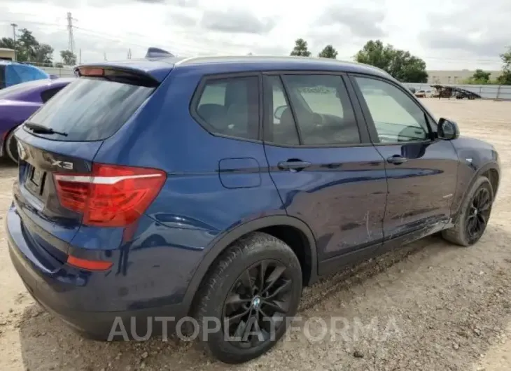 BMW X3 SDRIVE2 2017 vin 5UXWZ7C57H0V86268 from auto auction Copart