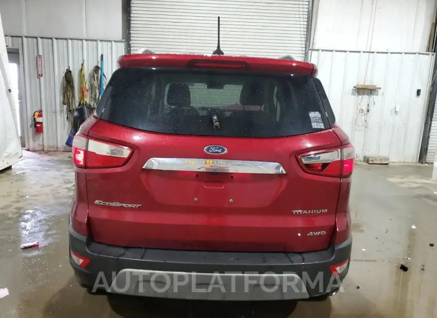 FORD ECOSPORT T 2018 vin MAJ6P1WL3JC190752 from auto auction Copart